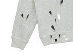 Amiri Paint Splatter Hoodie Grey