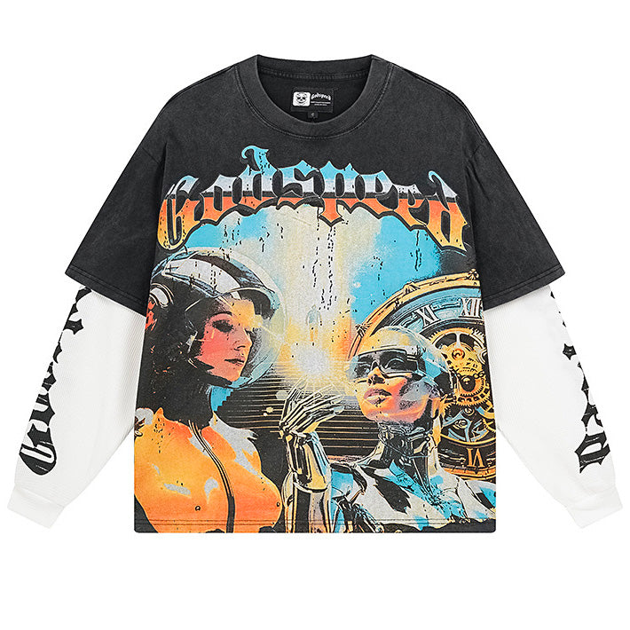 GODSPEED Chosen One Layered Long Sleeve T-Shirt