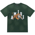 AMIRI Vintage print tiger logo T-Shirts