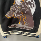 Godspeed Mens F.T.D Wool Varsity Jacket Black/blue