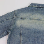 Godspeed Embroidered Letter Denim Jacket