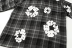 Denim Tears kapok Flower Pattern Long Sleeved Shirt