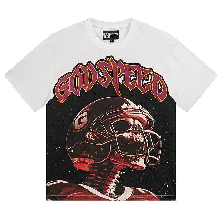 GODSPEED Skeleton Baseball Player T-shirt
