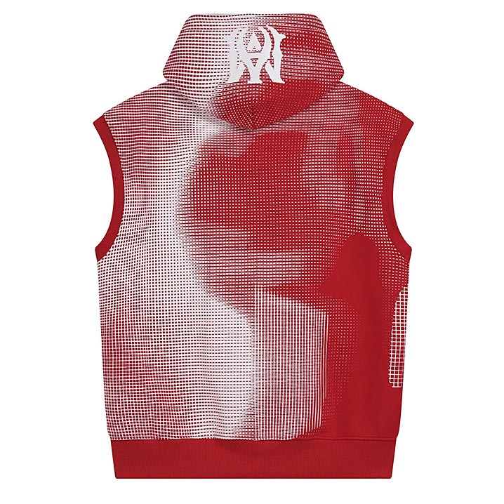 AMIRI Flock Hooded Sleeveless Sweatshirt
