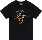 Denim Tears Metallic Gold Script Tee