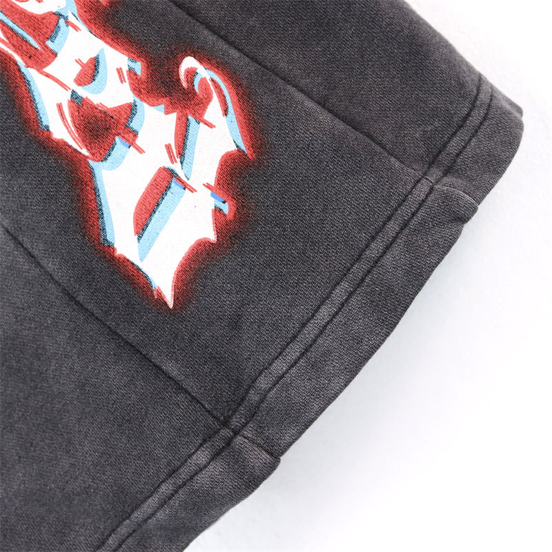 Godspeed Lettering Pattern Shorts #8770