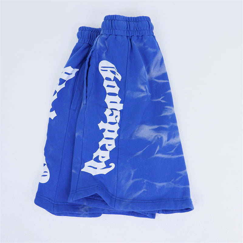 Godspeed Letter Print Shorts #8782