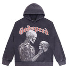 Godspeed Skeletons Pattern Printed Hoodies