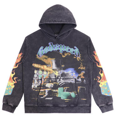 Godspeed Skeletons Printed Hoodies