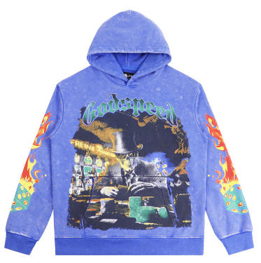 Godspeed Skeletons Printed Hoodies